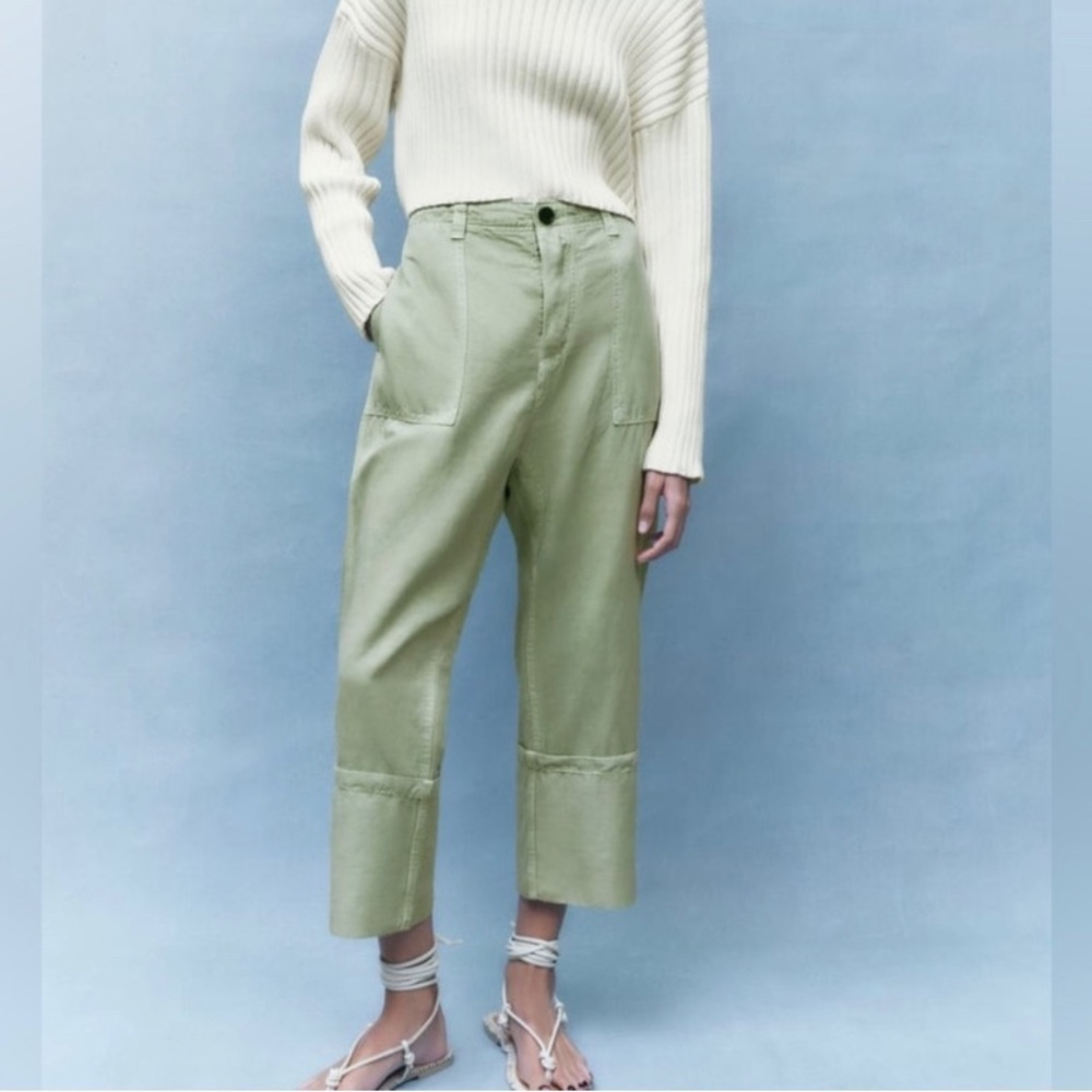 Zara "The Tokyo Trouser" Mint